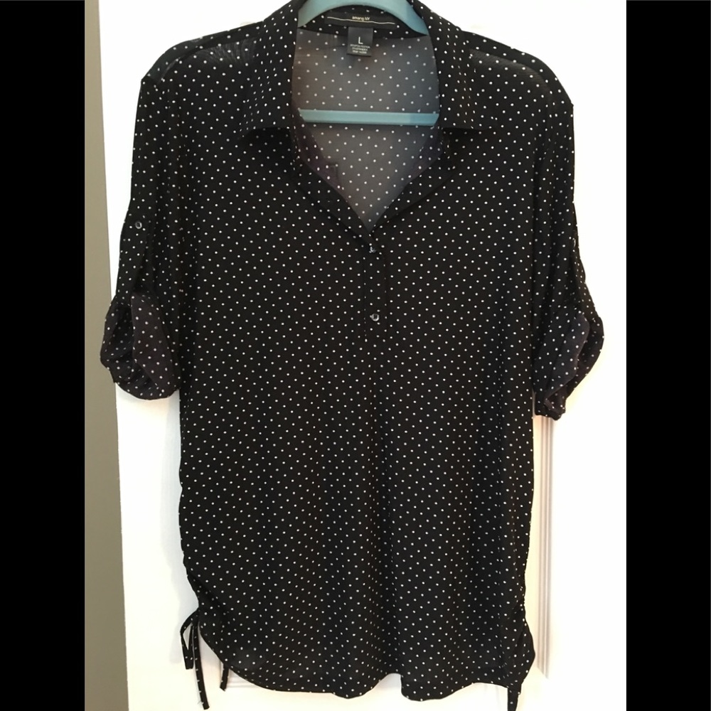 Polka dot blouse